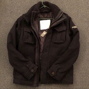 NWT Abercrombie & Fitch Black Warm Jacket Size XL